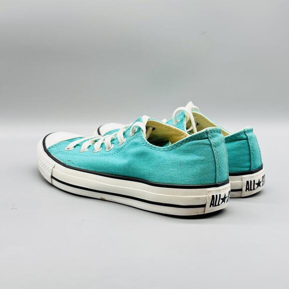 Converse Shoes Womens 8 Blue Canvas Chuck Taylor All Star Low Top Casual Sneaker - Picture 5 of 11